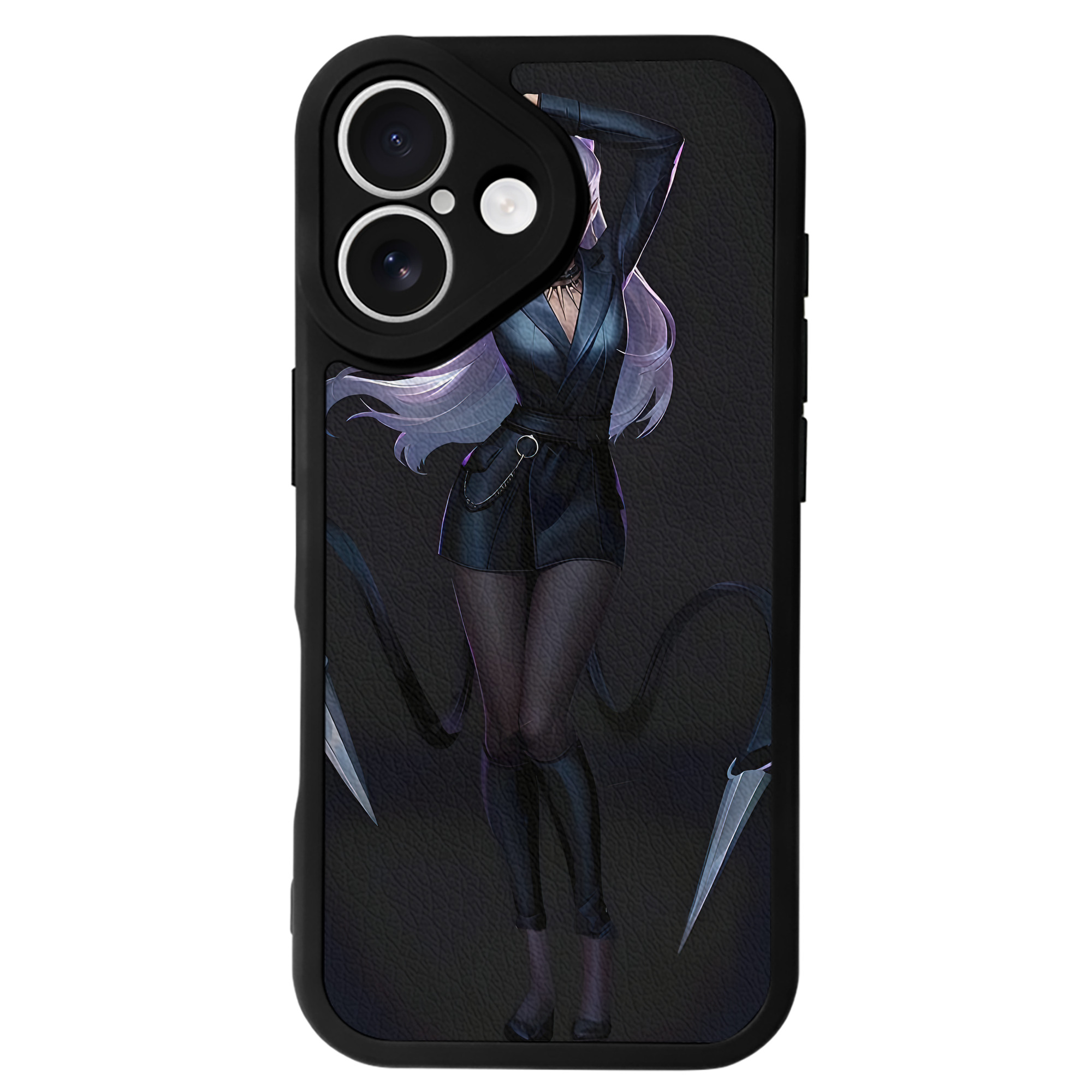 （画像用） リーグ・オブ・レジェンド League of Legends LOL 【iPhone 16シリーズ対応】シリコンスマホケース（レザー調） 材質：シリコン